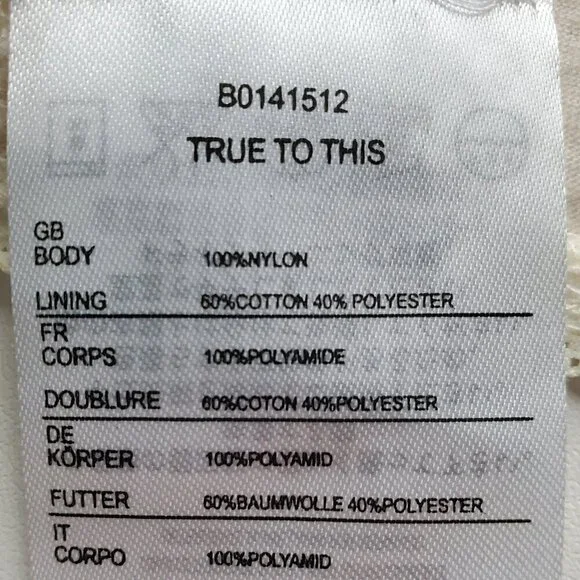 NWT VOLCOM Strappy Lace Bralette Stone Row Collection Stoned Rose (Off White) M - Picture 13 of 16